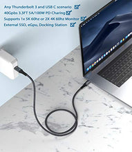 Load image into Gallery viewer, Thunderbolt 3 Cable (3.3Ft/1M/40Gbps)