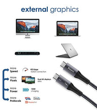 Load image into Gallery viewer, Thunderbolt 3 Cable (3.3Ft/1M/40Gbps)