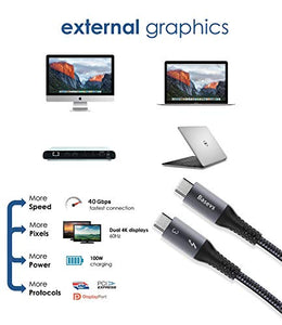 Thunderbolt 3 Cable (3.3Ft/1M/40Gbps)