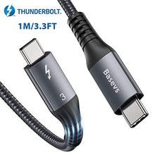 Load image into Gallery viewer, Thunderbolt 3 Cable (3.3Ft/1M/40Gbps)