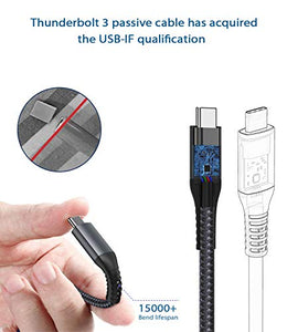 Thunderbolt 3 Cable (3.3Ft/1M/40Gbps)